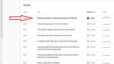 How to fix “Disallowed attribute or attribute value present in HTML tag”